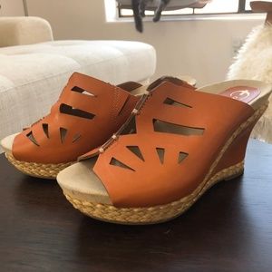 Earthies Setina Wedge Sandals